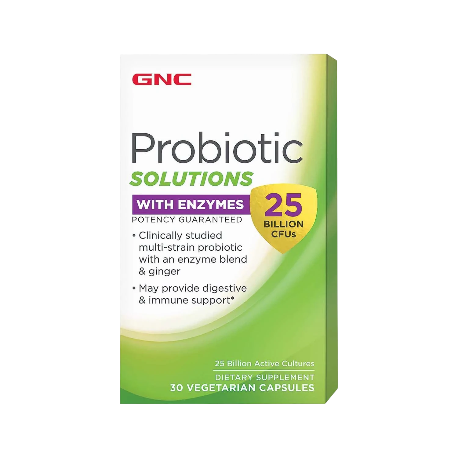 GNC Probiotic Solutions with Enzymes 25 Billion