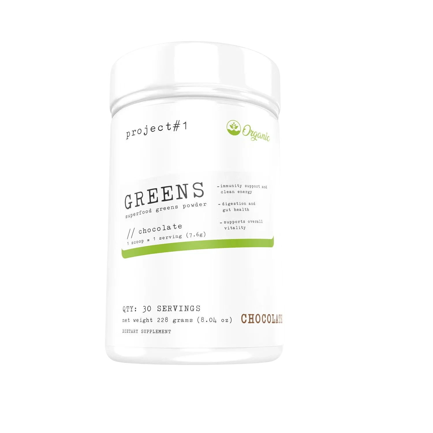 GNC Project 1 Greens Superfood Chocolate